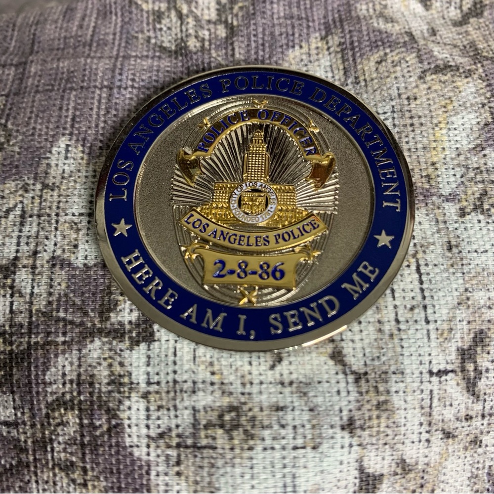 LAPD Los Angeles Police Department Bomb Squad Challenge Coin